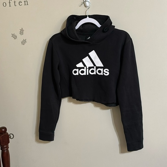 adidas Other - Adidas Hooded Sweatshirt  Girls LG 14